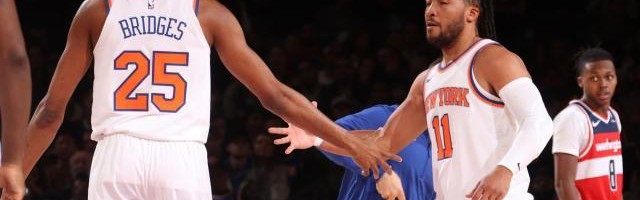 开云官网-尼克斯三叉戟露锋芒！唐斯大桥布伦森联手轰64+20